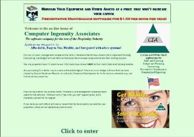 CIA Splash Page