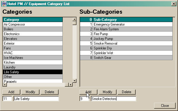 Adding a Subcategory