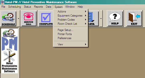 System Menu